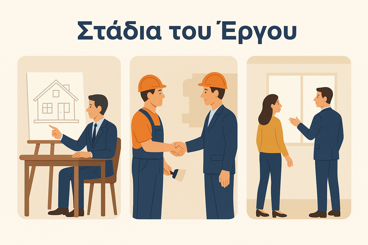 Στάδια Έργου